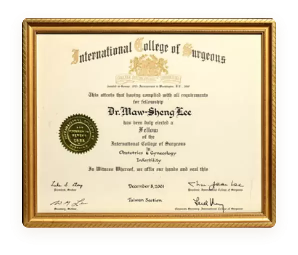 Bachelor degree of international college of surgeons
